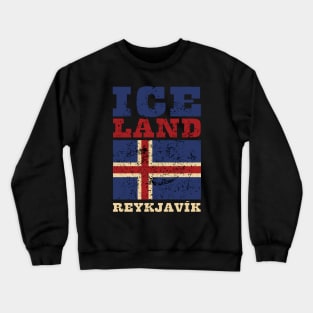 Flag of Iceland Crewneck Sweatshirt